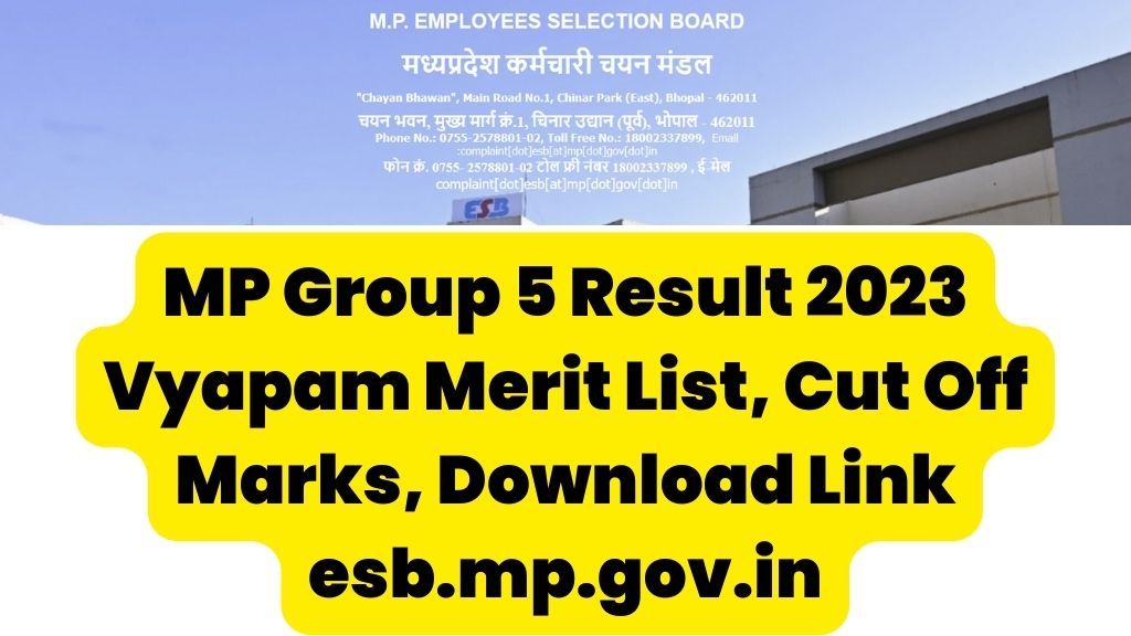 MP Group 5 Result 2023 