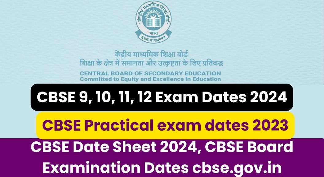Cbse Class 10th Date Sheet 2024 Cbse Board 10th Class Examination