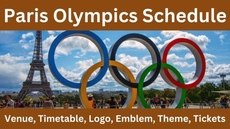 Paris Olympics Schedule: Venue, Timetable, Logo, Emblem, Theme, Tickets ...